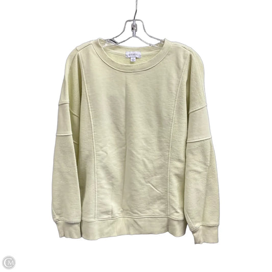 Sweatshirt Crewneck By Evereve In Yellow, Size: S