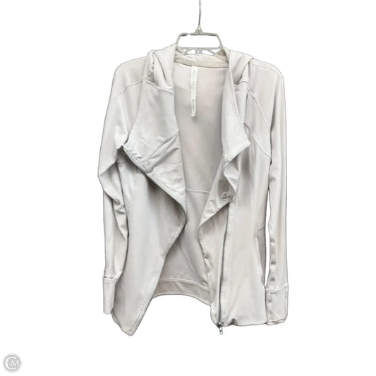 Athletic Jacket By Lululemon In Cream, Size: 10
