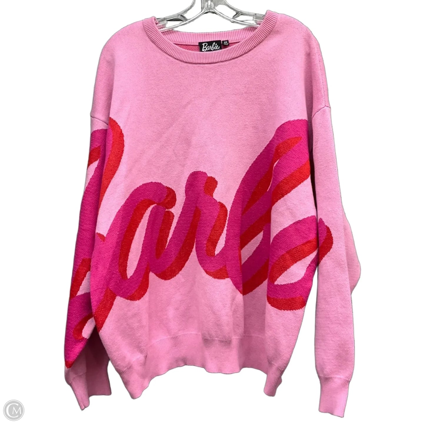 Sweater By Barbie In Pink, Size: 2x