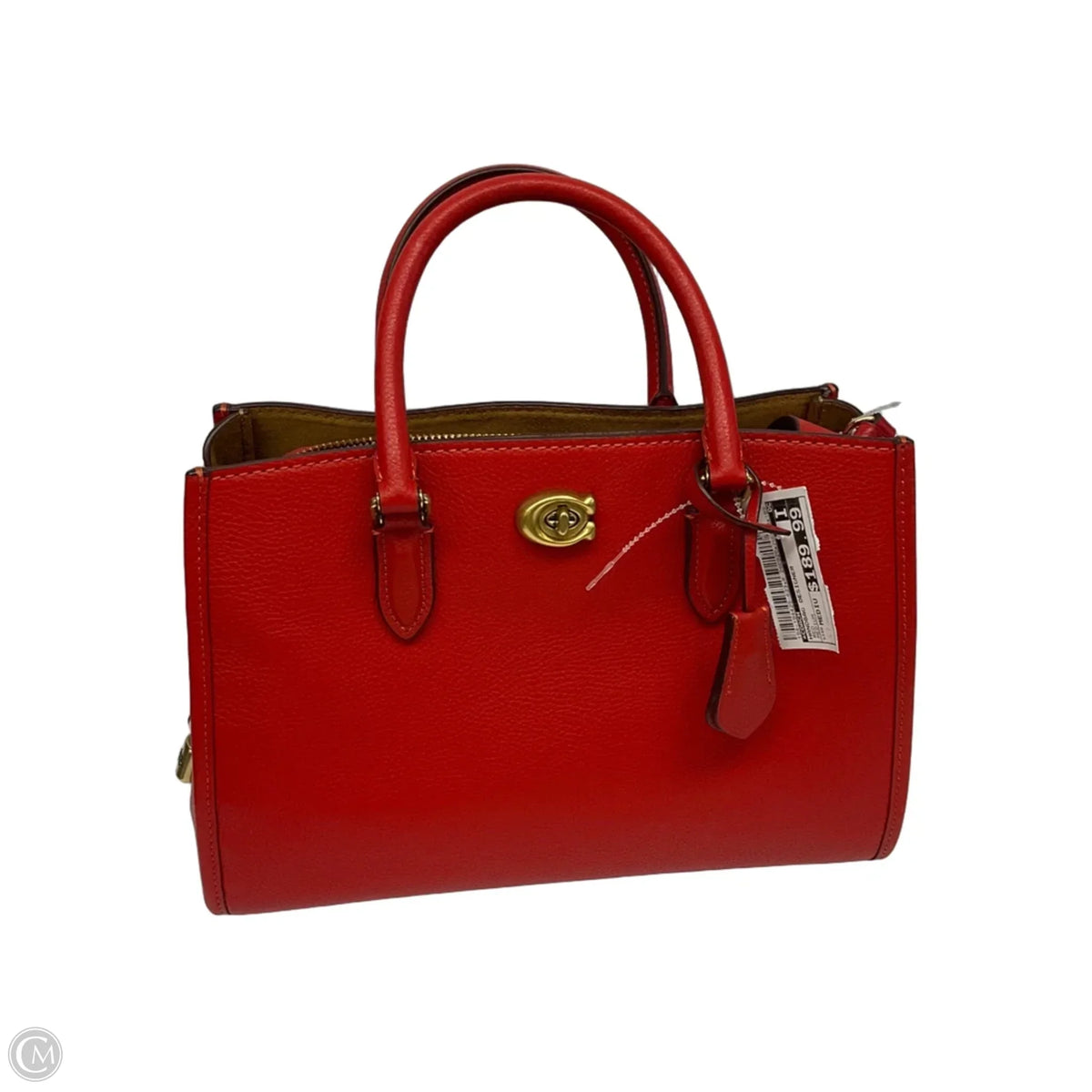 Handbag Designer By Coach, Size: Medium