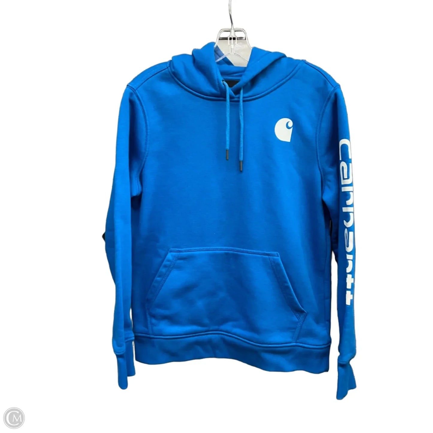 Sweatshirt Hoodie By Carhartt In Blue, Size: S
