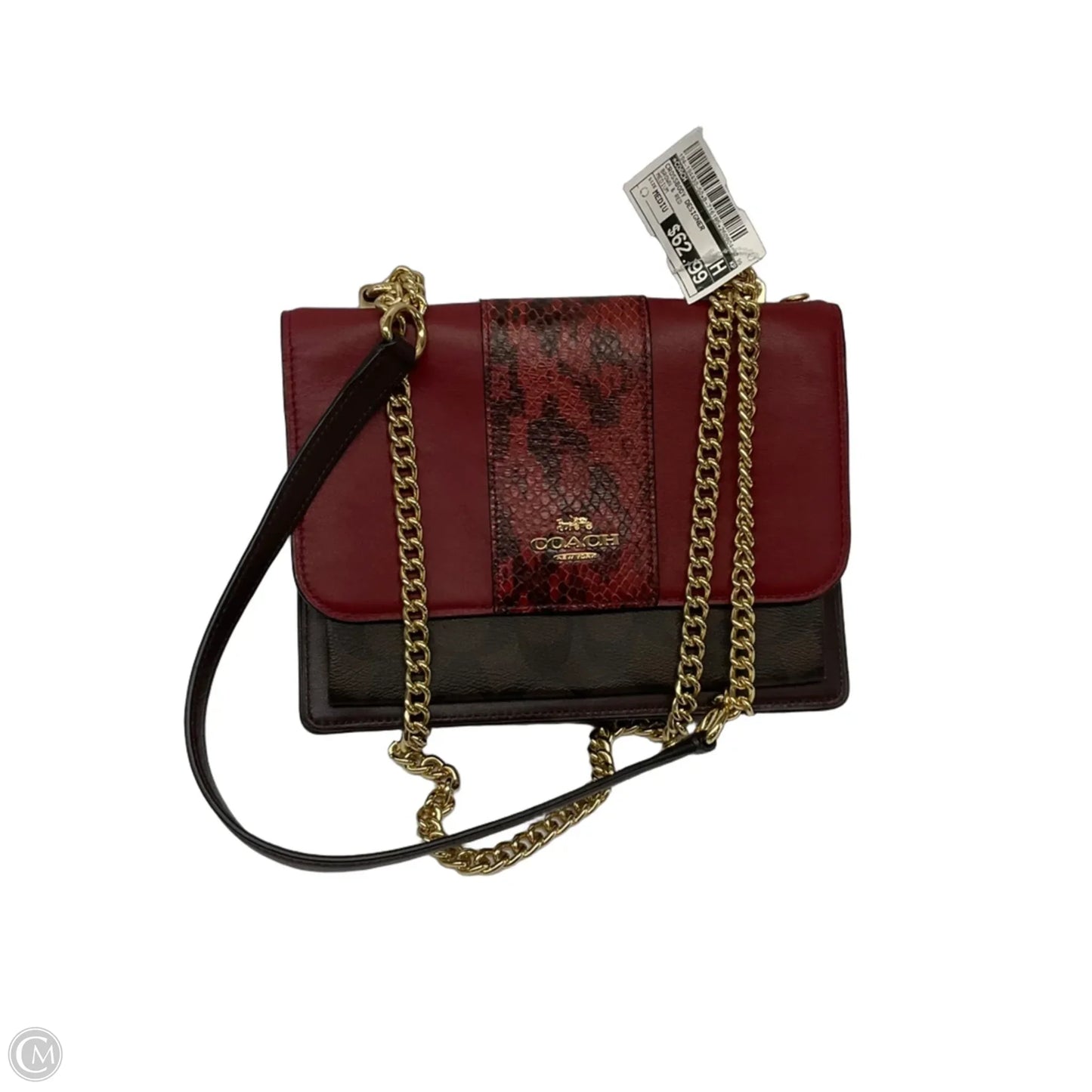 Crossbody Designer By Coach, Size: Medium