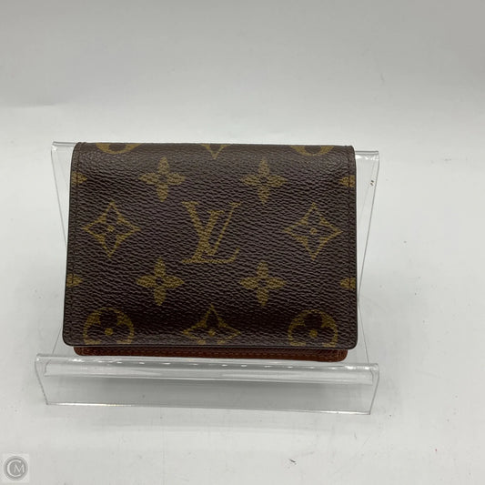 Wallet Luxury Designer By Louis Vuitton, Size: Small
