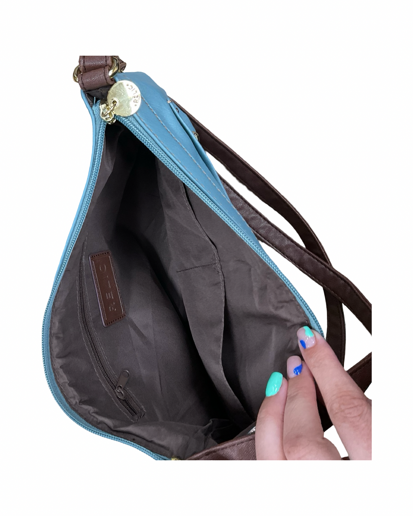 Crossbody By Relic In Blue, Size:Medium