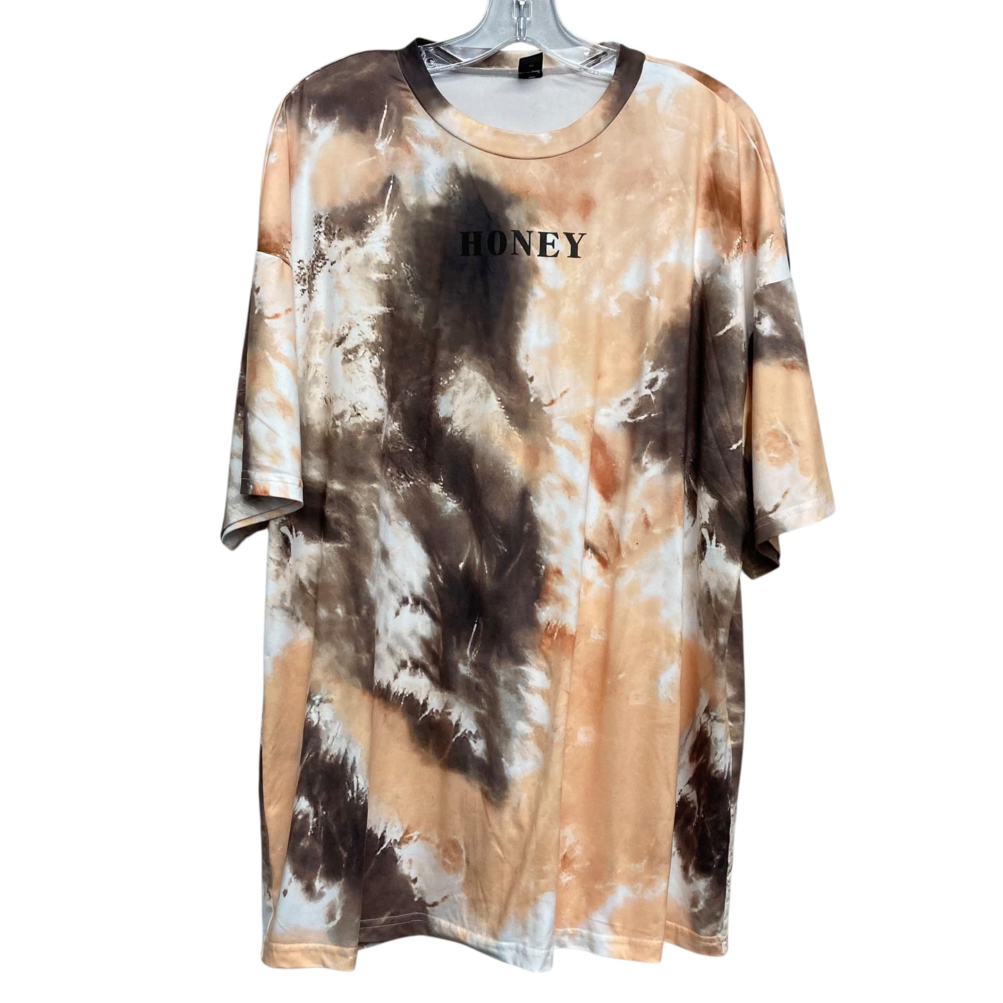 Top Ss By Shein In Brown & Tan, Size:L