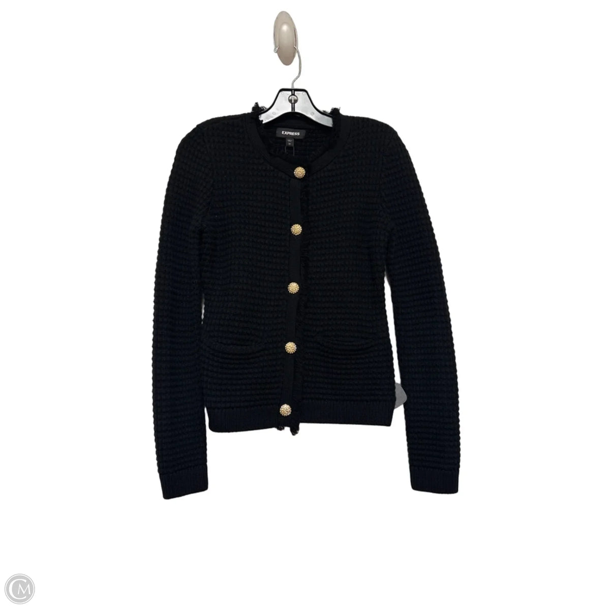 Jacket Other By Express In Black, Size: Xs