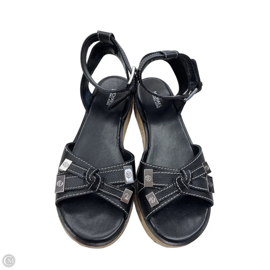Sandals Designer By Michael Kors In Black & Brown, Size: 8.5