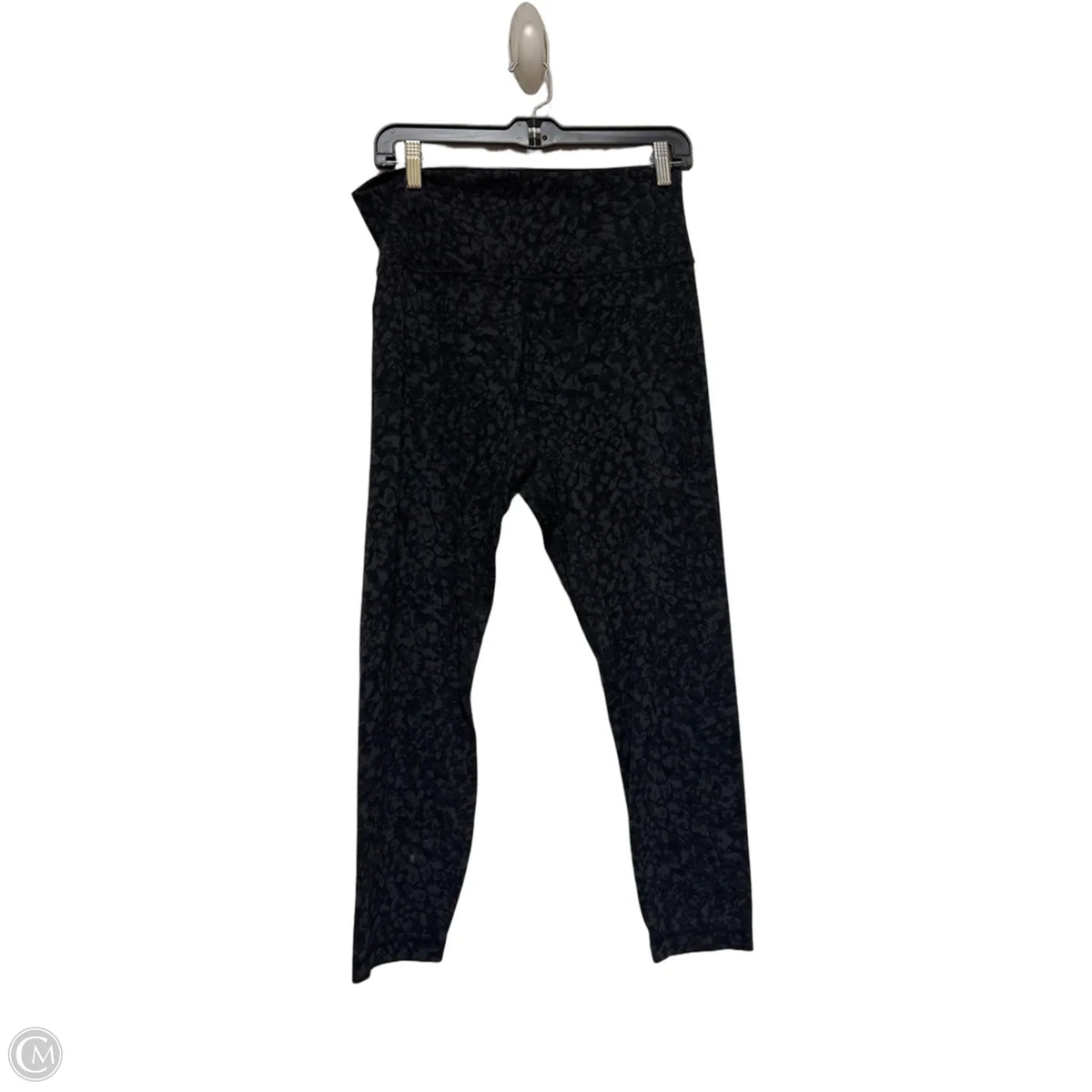 Athletic Leggings By Lululemon In Black & Grey, Size: 12