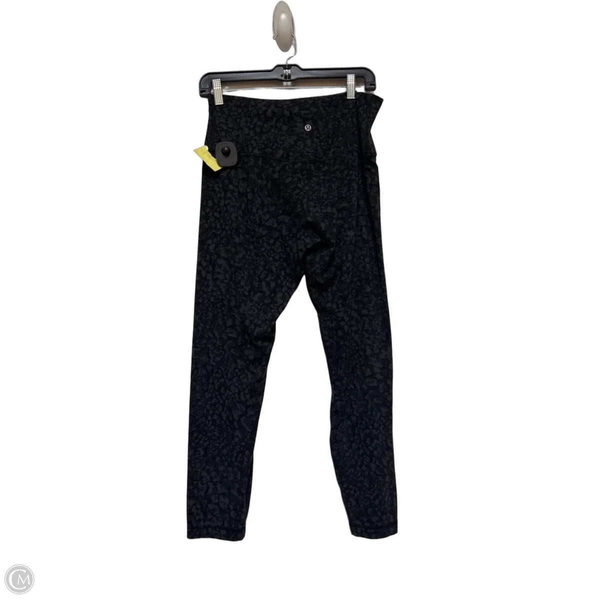 Athletic Leggings By Lululemon In Black & Grey, Size: 12