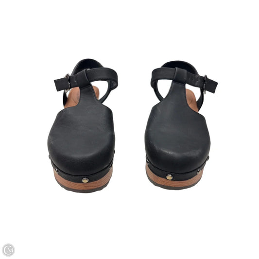 Shoes Heels Block By Dr Scholls In Black & Brown, Size: 8
