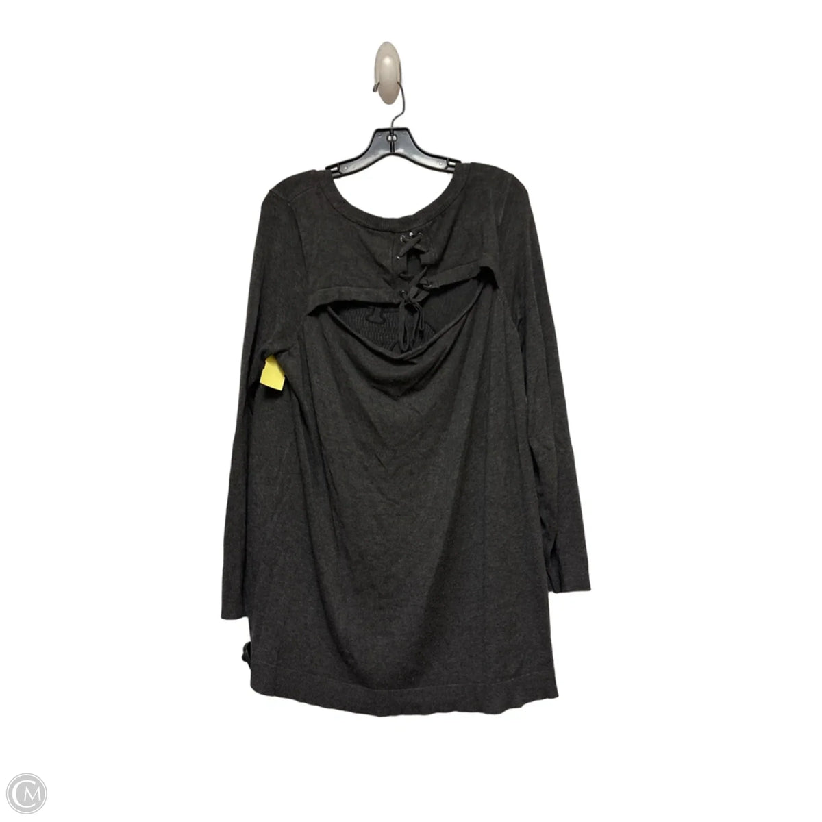 Top Long Sleeve By Disney In Grey, Size: L