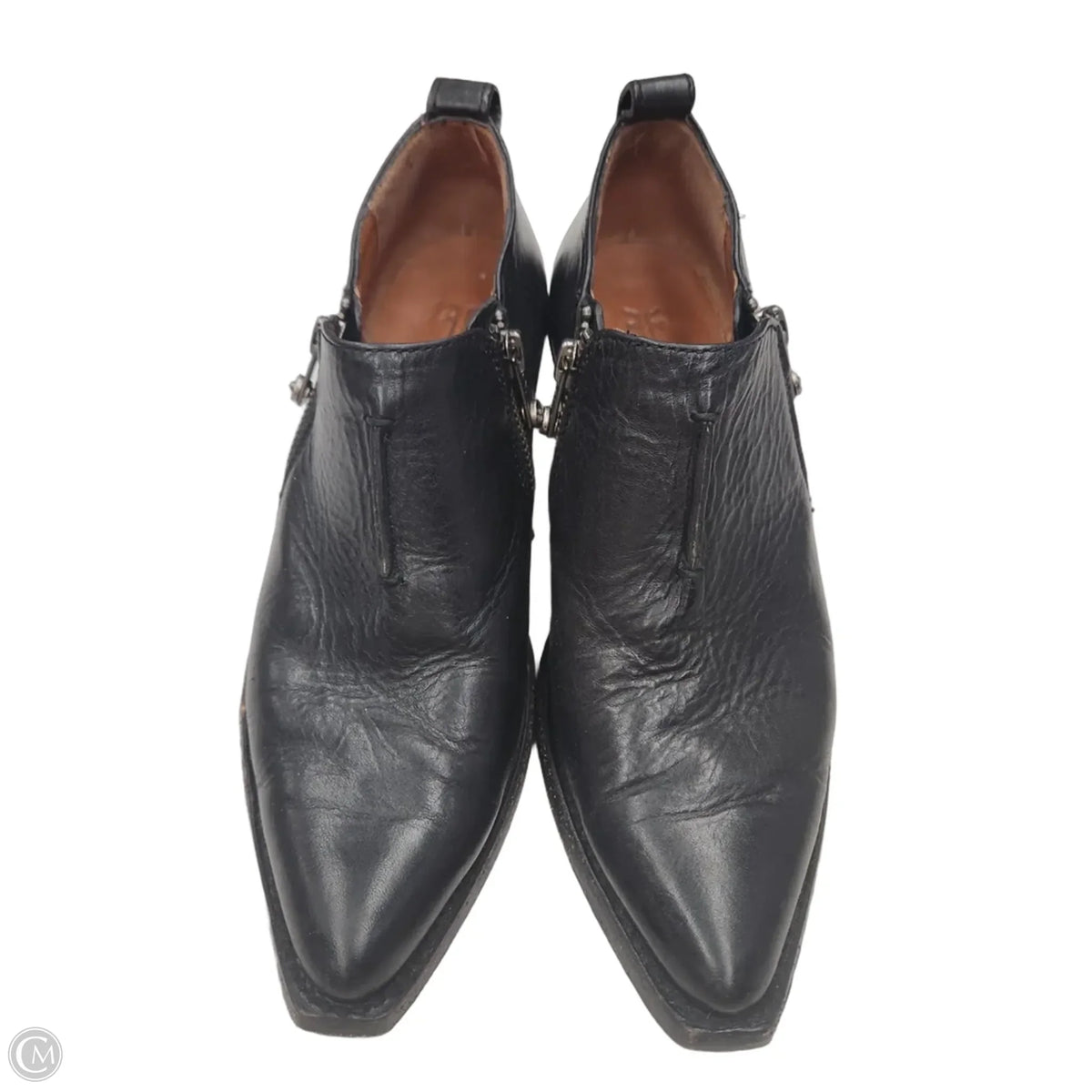 Boots Designer By Frye In Black, Size: 6.5