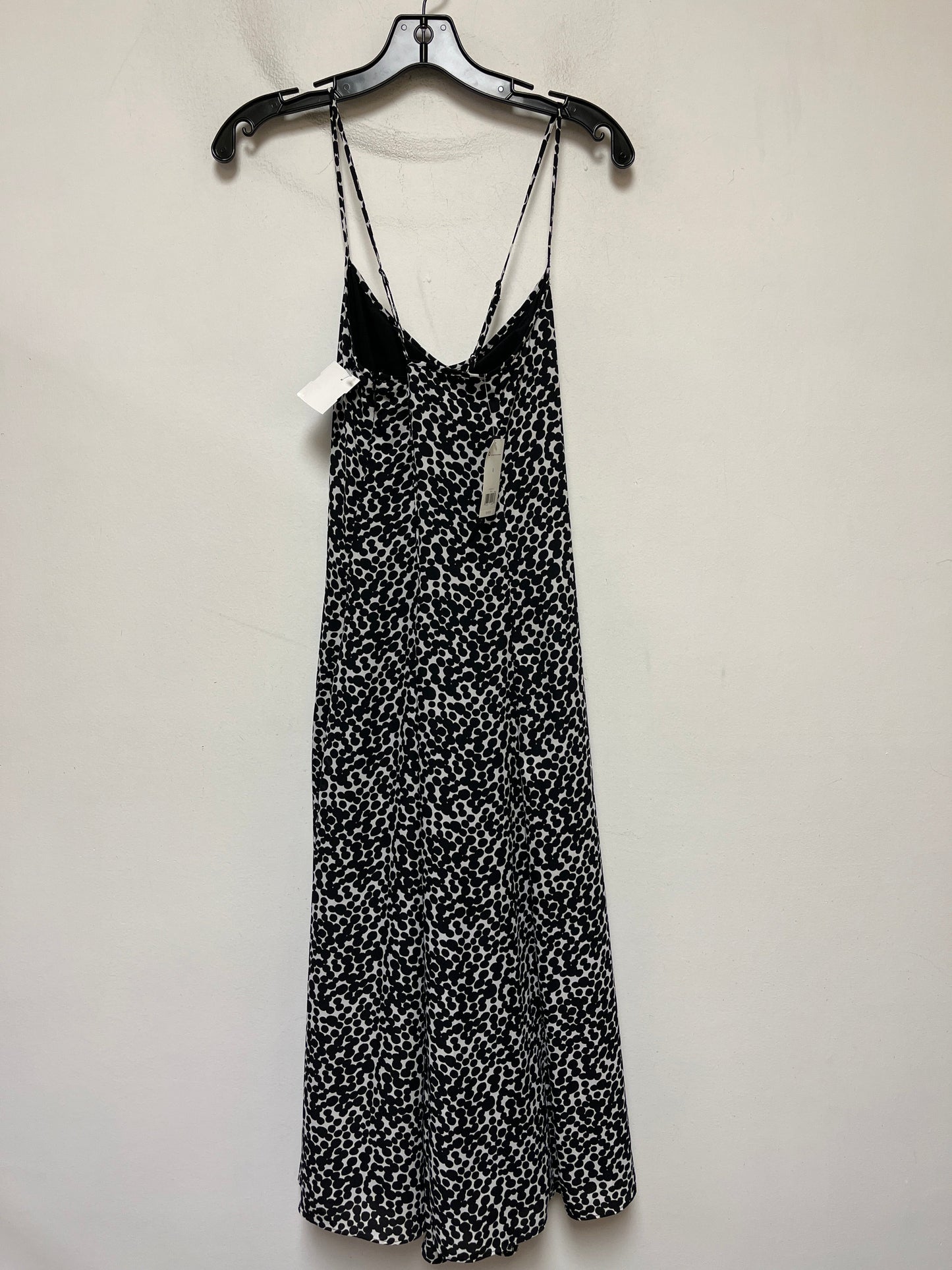 Black & White Dress Casual Midi Banana Republic, Size M