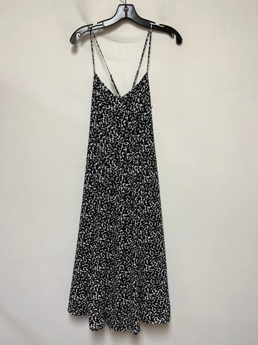 Black & White Dress Casual Midi Banana Republic, Size M