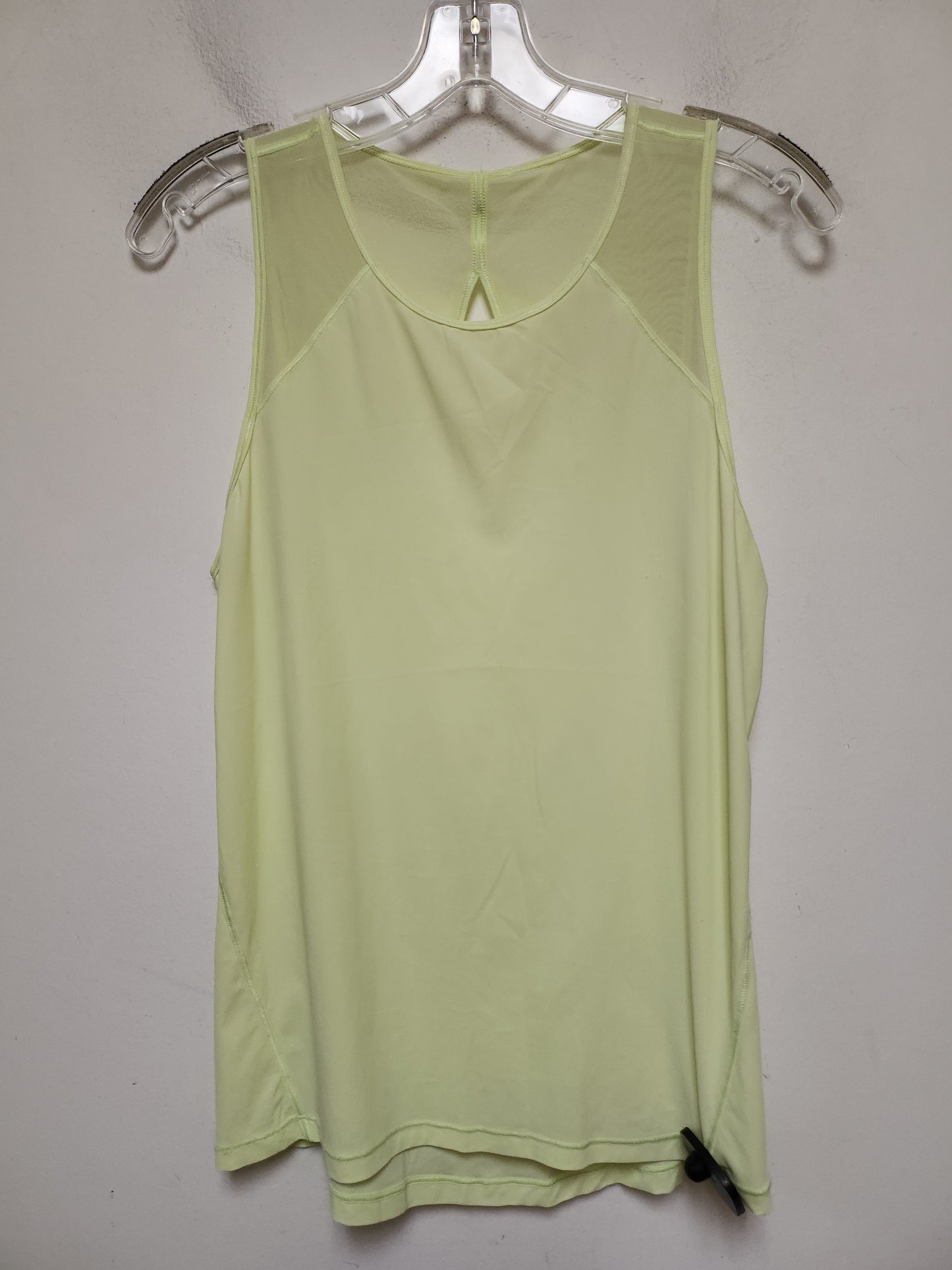 Athletic Tank Top By Lululemon In Chartreuse, Size: S