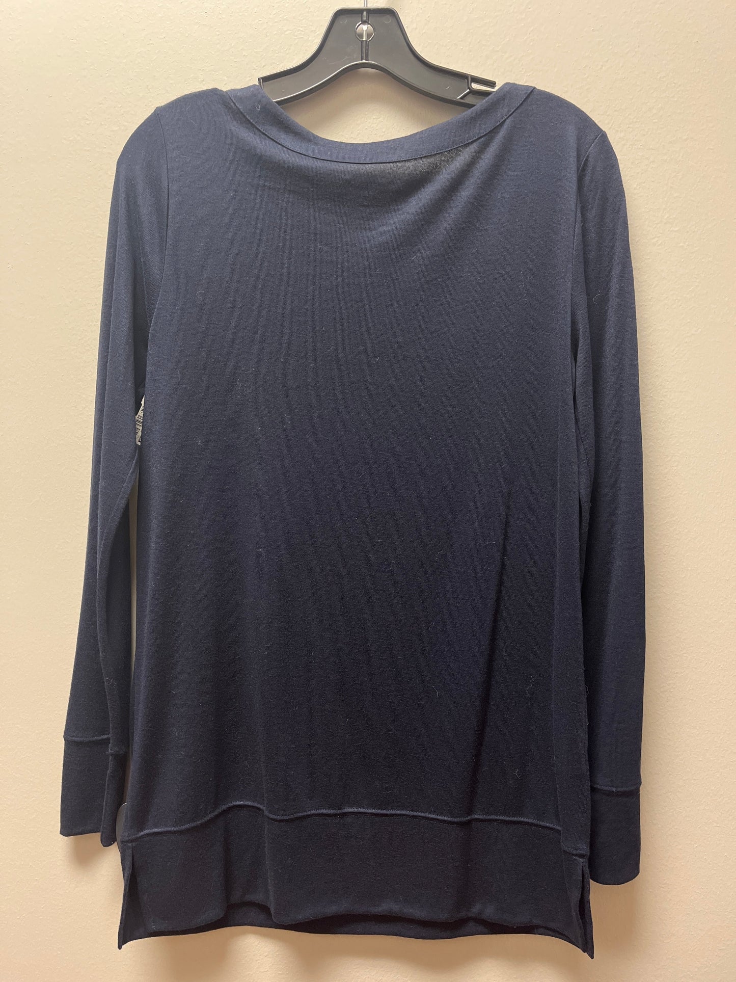 Top Long Sleeve By Loft In Navy, Size: S