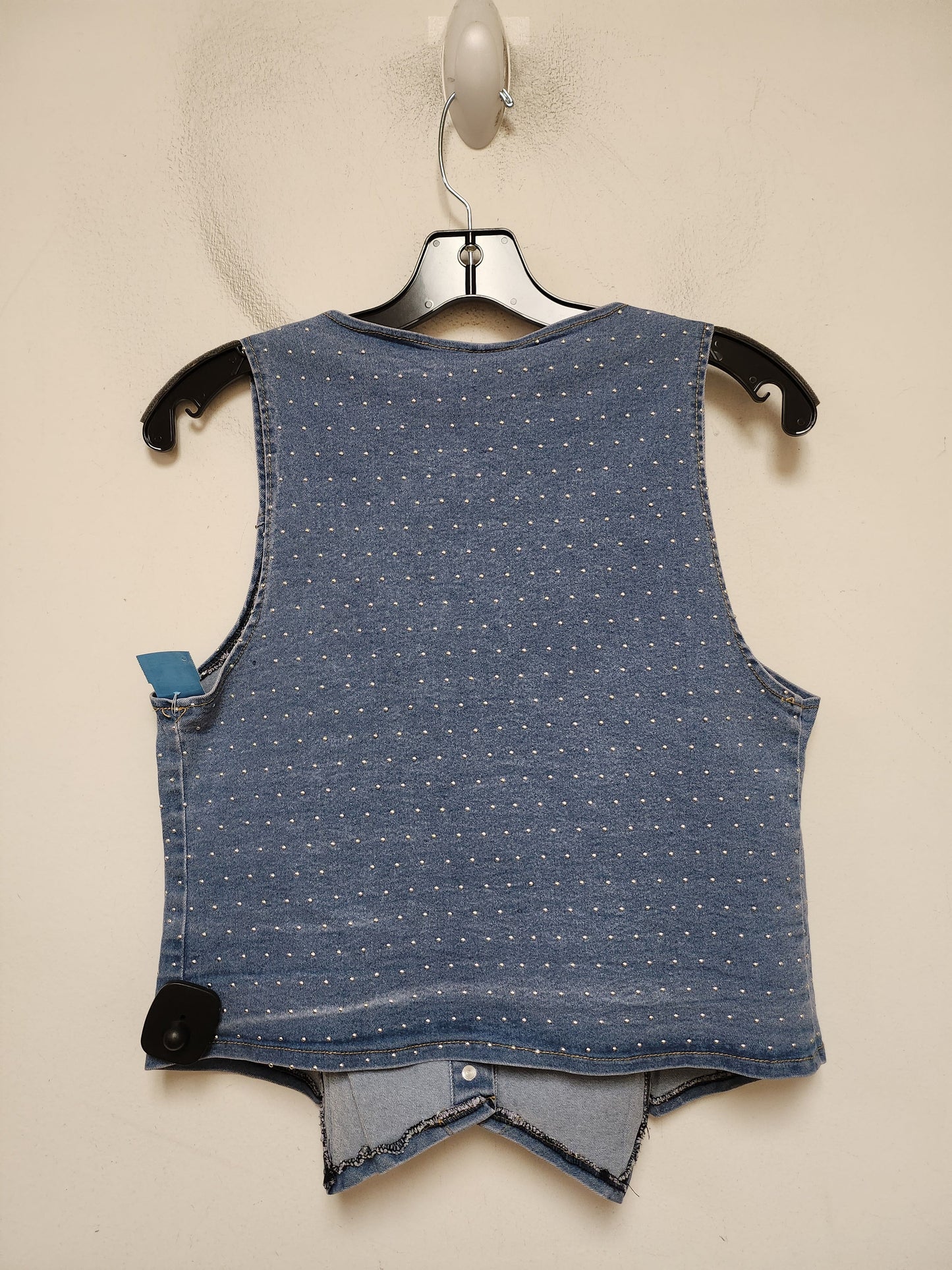 Top Sleeveless By Clothes Mentor In Blue Denim, Size: Xl