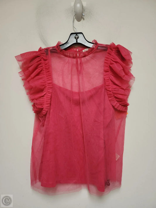 Top Sleeveless By Flying Tomato In Pink, Size: L