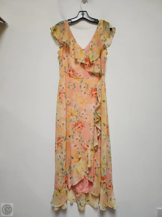 Dress Casual Maxi By London Times In Floral Print, Size: M