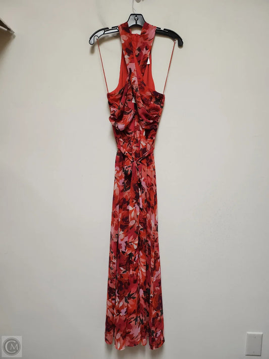 Dress Casual Maxi By London Times In Floral Print, Size: L