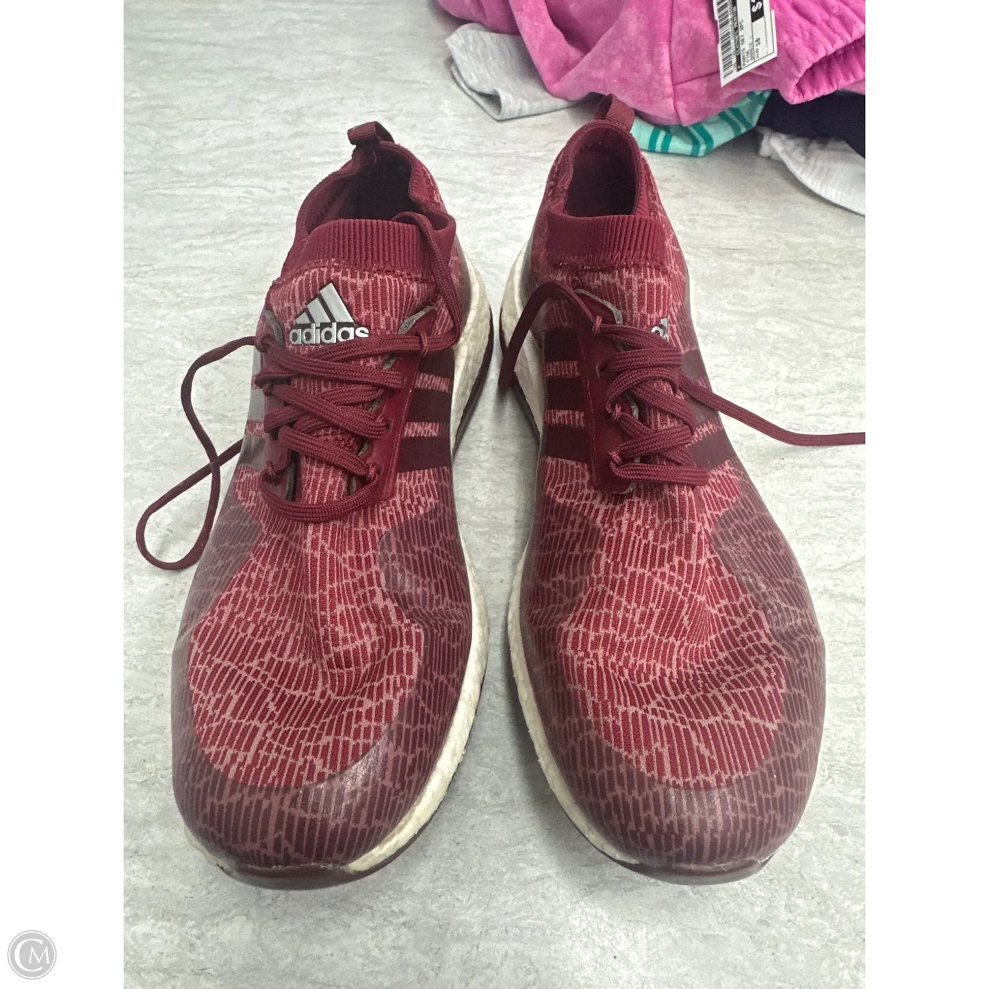 Shoes Sneakers By Adidas In Red, Size: 9
