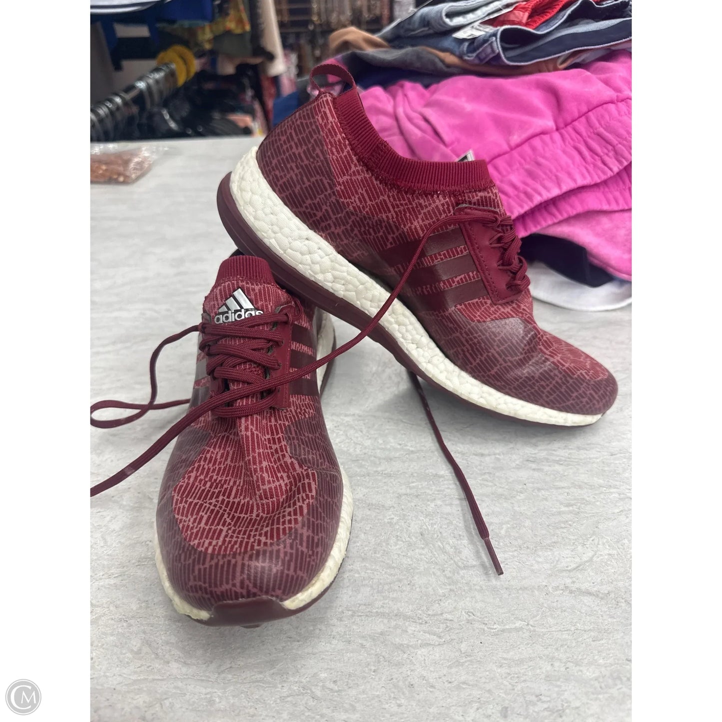 Shoes Sneakers By Adidas In Red, Size: 9