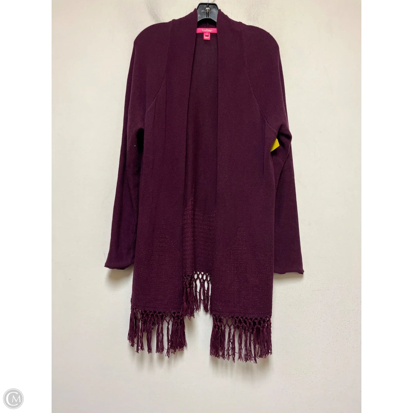 Sweater Cardigan Designer By Lilly Pulitzer In Purple, Size: Xl
