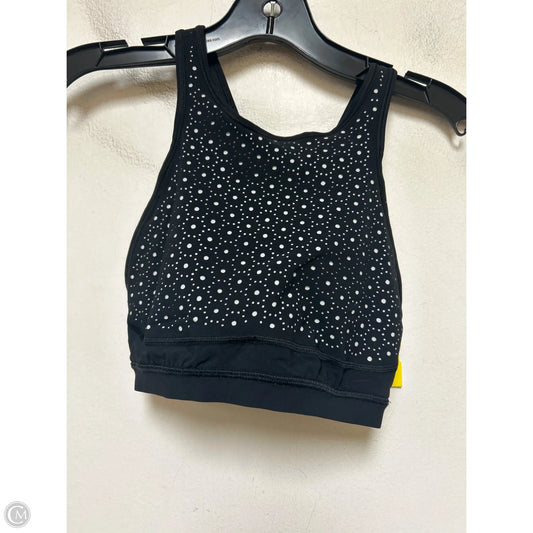 Athletic Bra By Lululemon In Black, Size: Xs