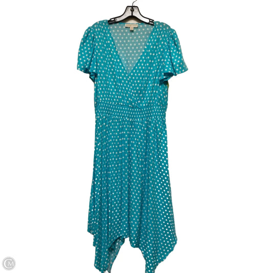 Dress Casual Midi By Michael By Michael Kors In Polkadot Pattern, Size: L