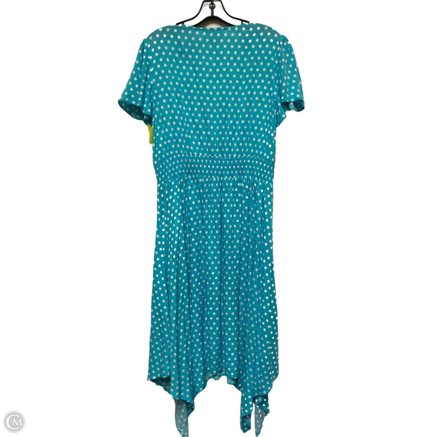 Dress Casual Midi By Michael By Michael Kors In Polkadot Pattern, Size: L