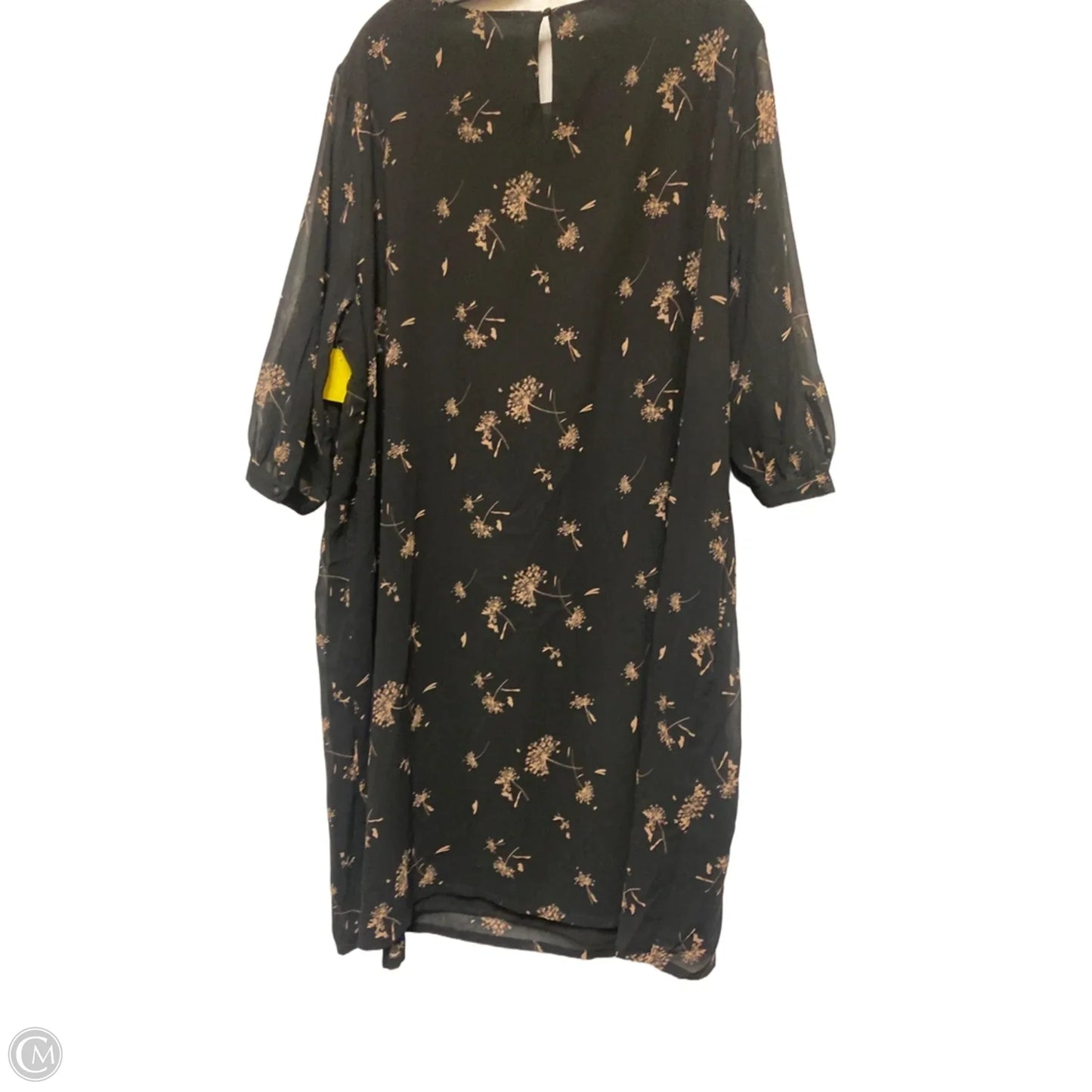 Dress Casual Midi By Ava & Viv In Black, Size: 2x