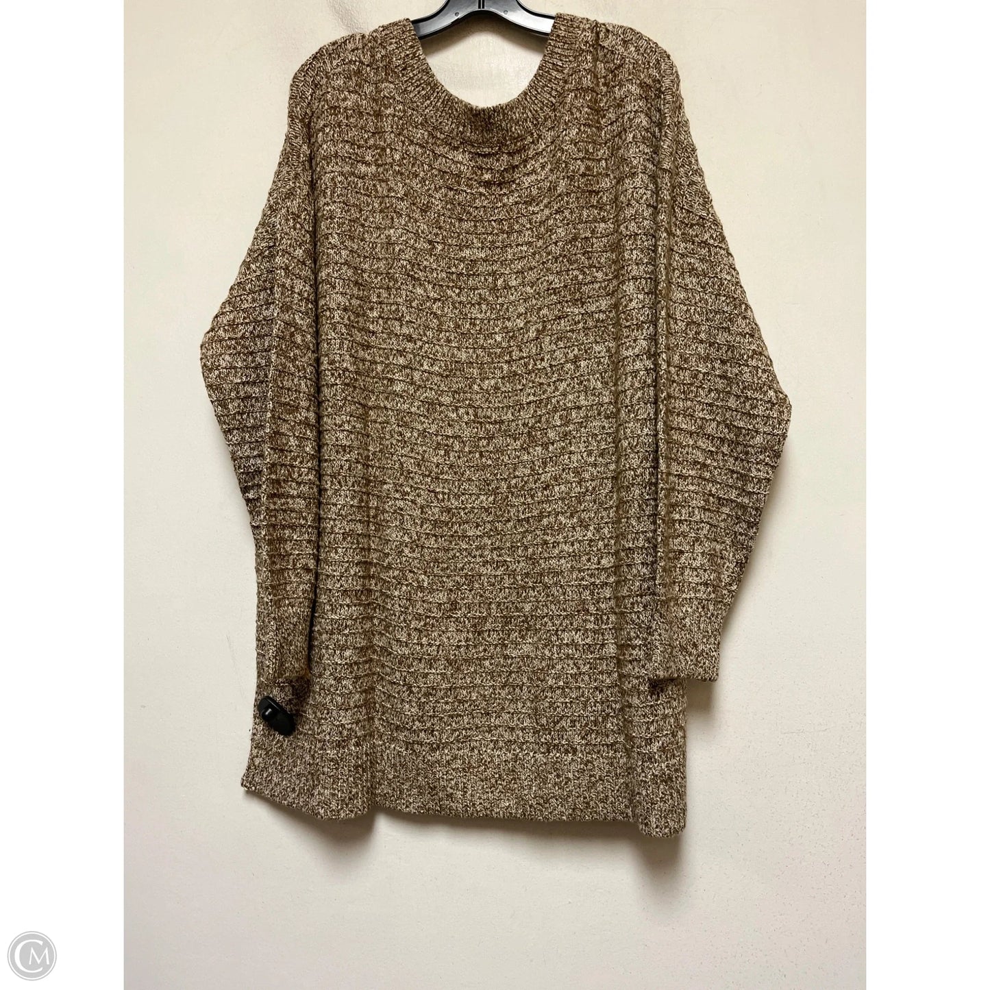 Sweater By Old Navy In Tan & White, Size: 2x