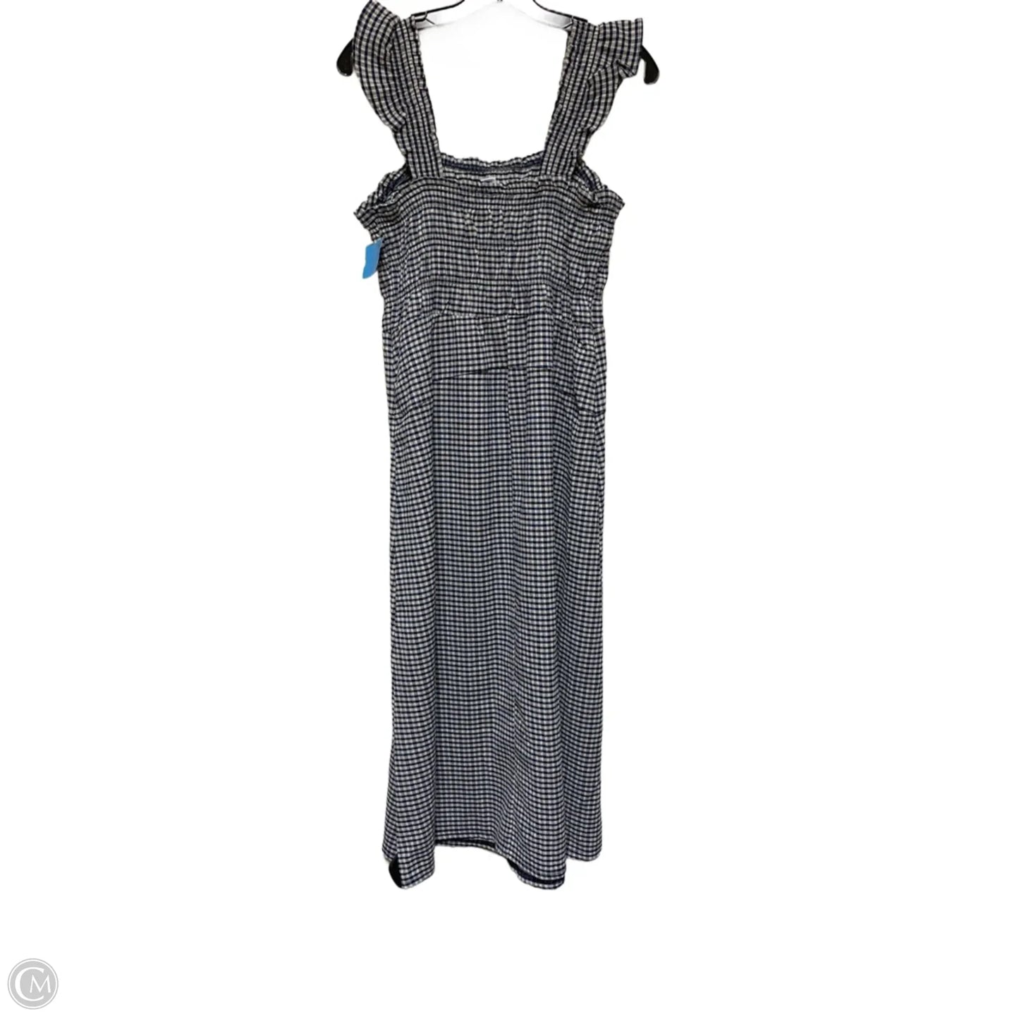 Dress Casual Maxi By Old Navy In Checkered Pattern, Size: M