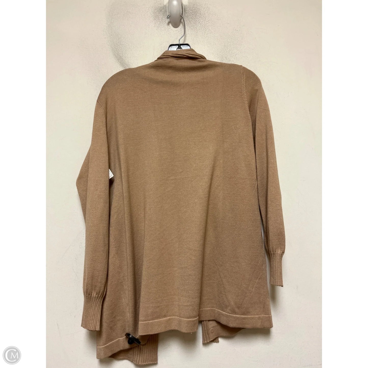 Cardigan By Clothes Mentor In Tan, Size: M