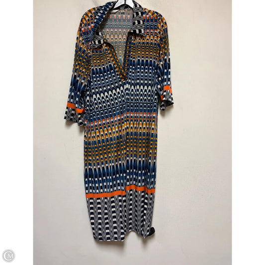 Dress Casual Maxi By Mlle Gabrielle In Multi-colored, Size: 3x