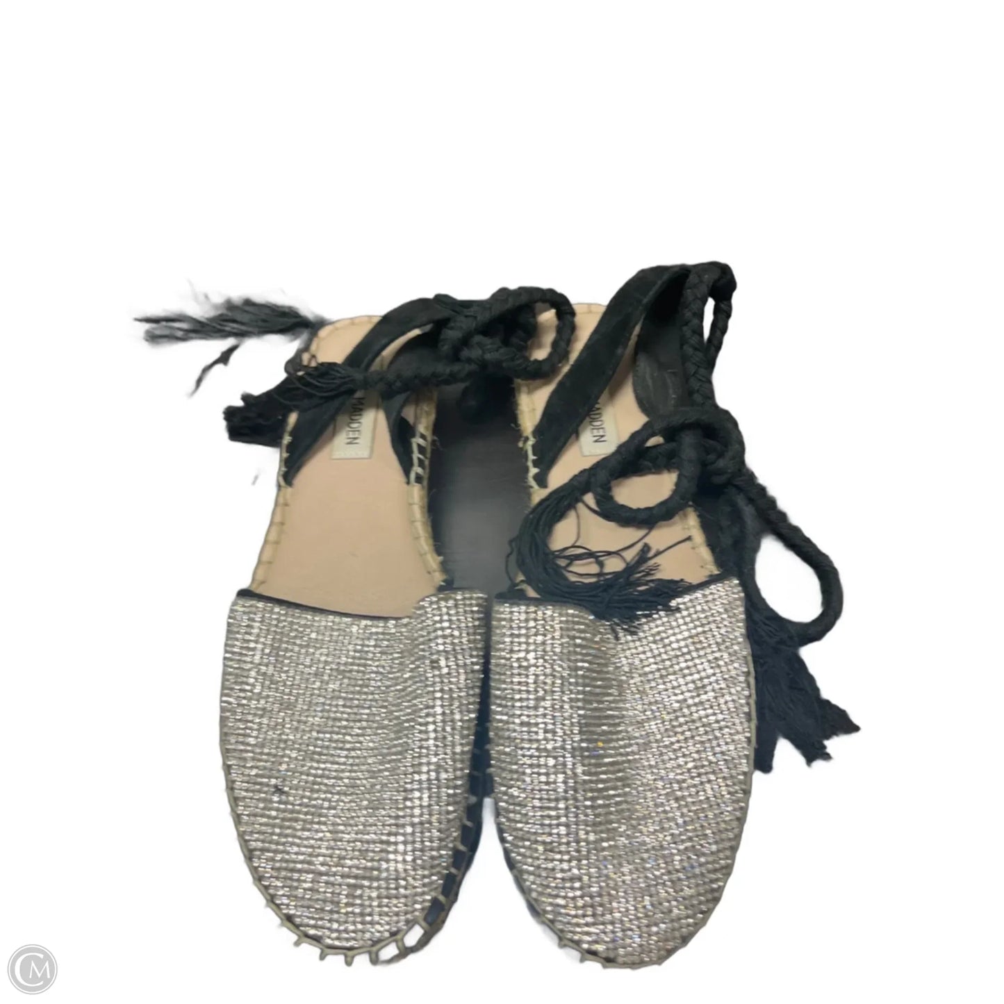 Shoes Flats By Steve Madden In Silver, Size: 9.5