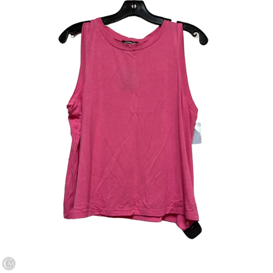 Top Sleeveless By Express In Pink, Size: M