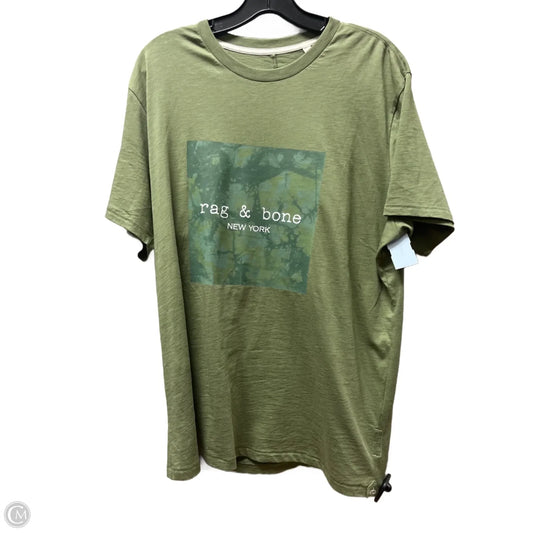 Top Short Sleeve Basic By Rag And Bone In Green, Size: L