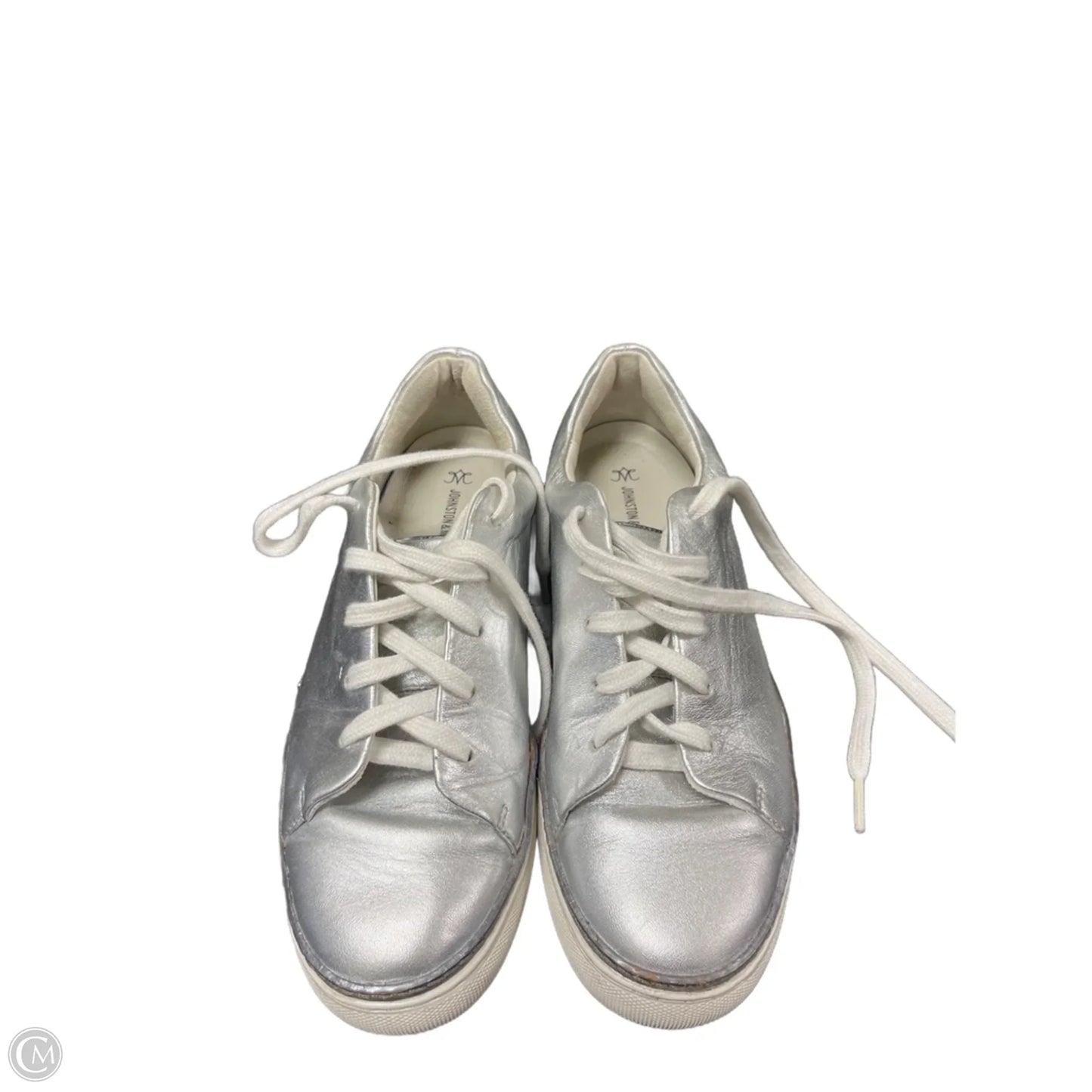 Shoes Sneakers By Johnston & Murphy In Silver, Size: 7.5