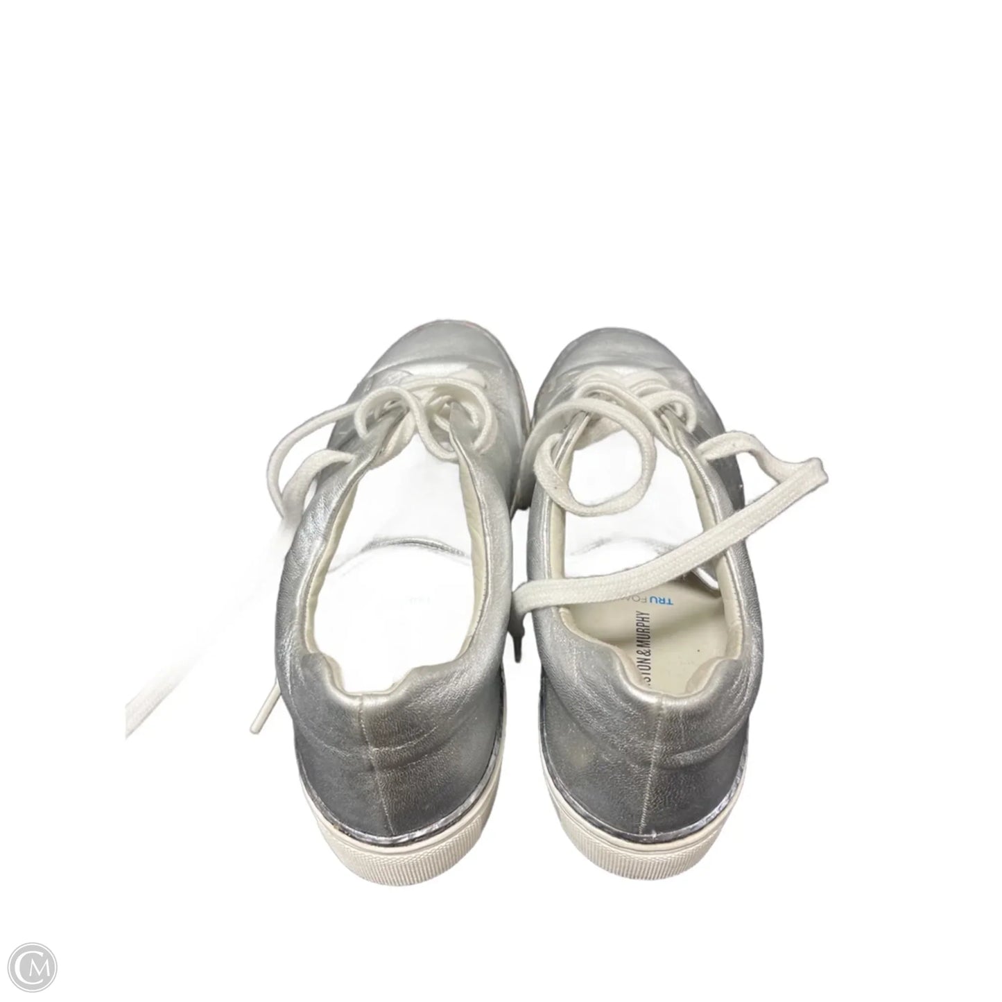 Shoes Sneakers By Johnston & Murphy In Silver, Size: 7.5