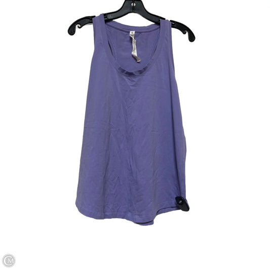Athletic Tank Top By Lululemon In Purple, Size: 8