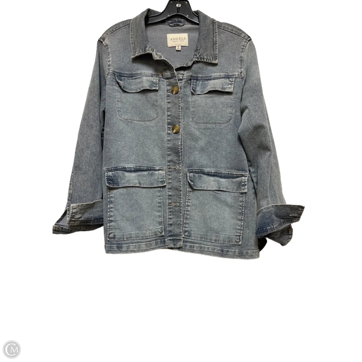 Jacket Denim By Angels In Blue Denim, Size: M