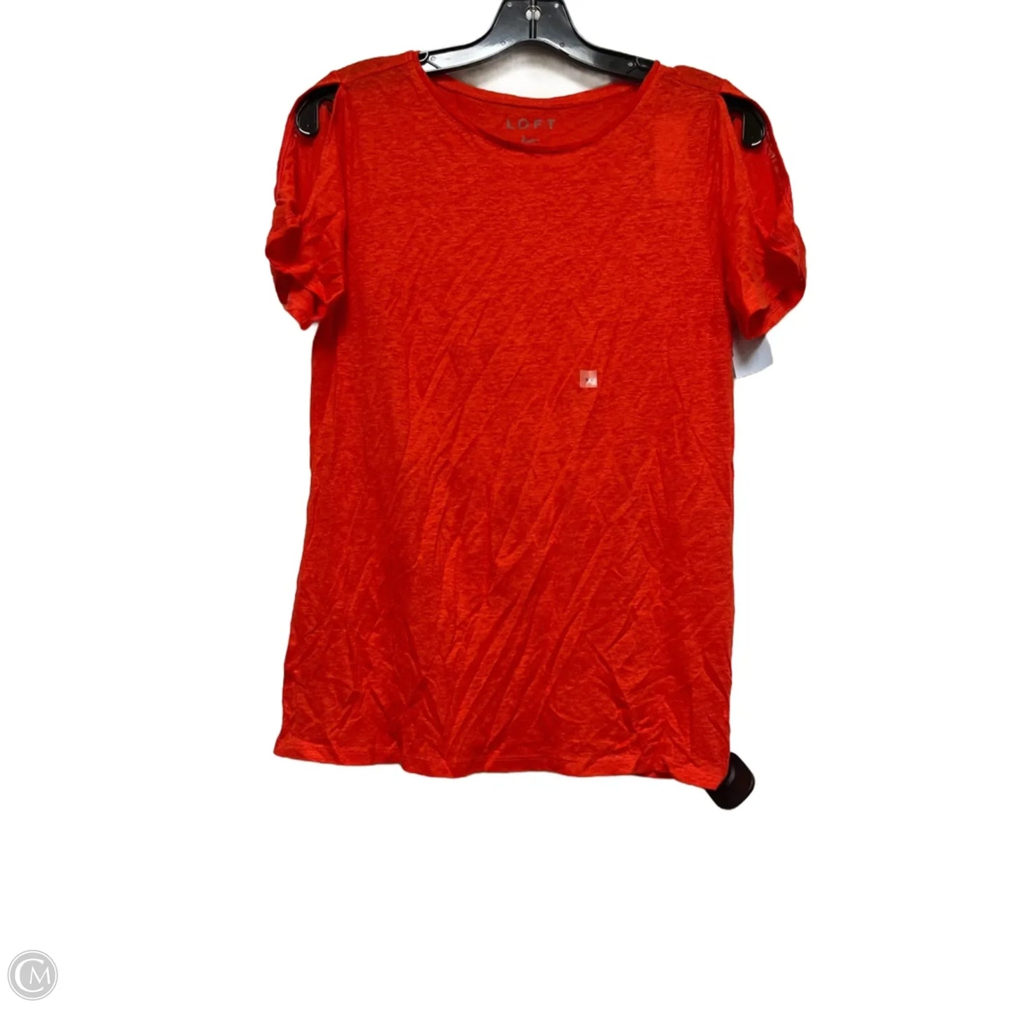 Top Short Sleeve By Loft In Orange, Size: Xs