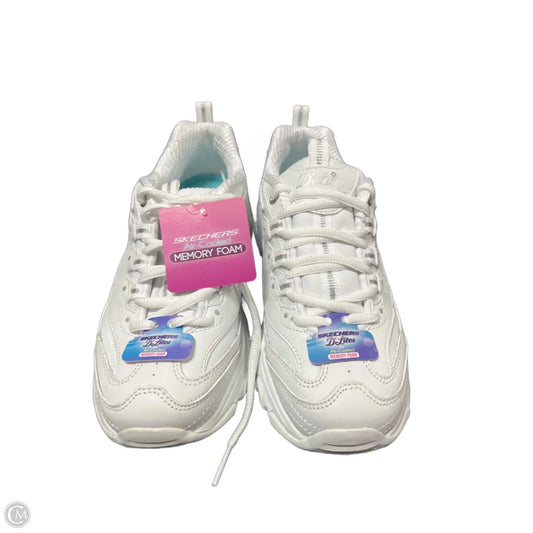 Shoes Athletic By Skechers In White, Size: 6.5