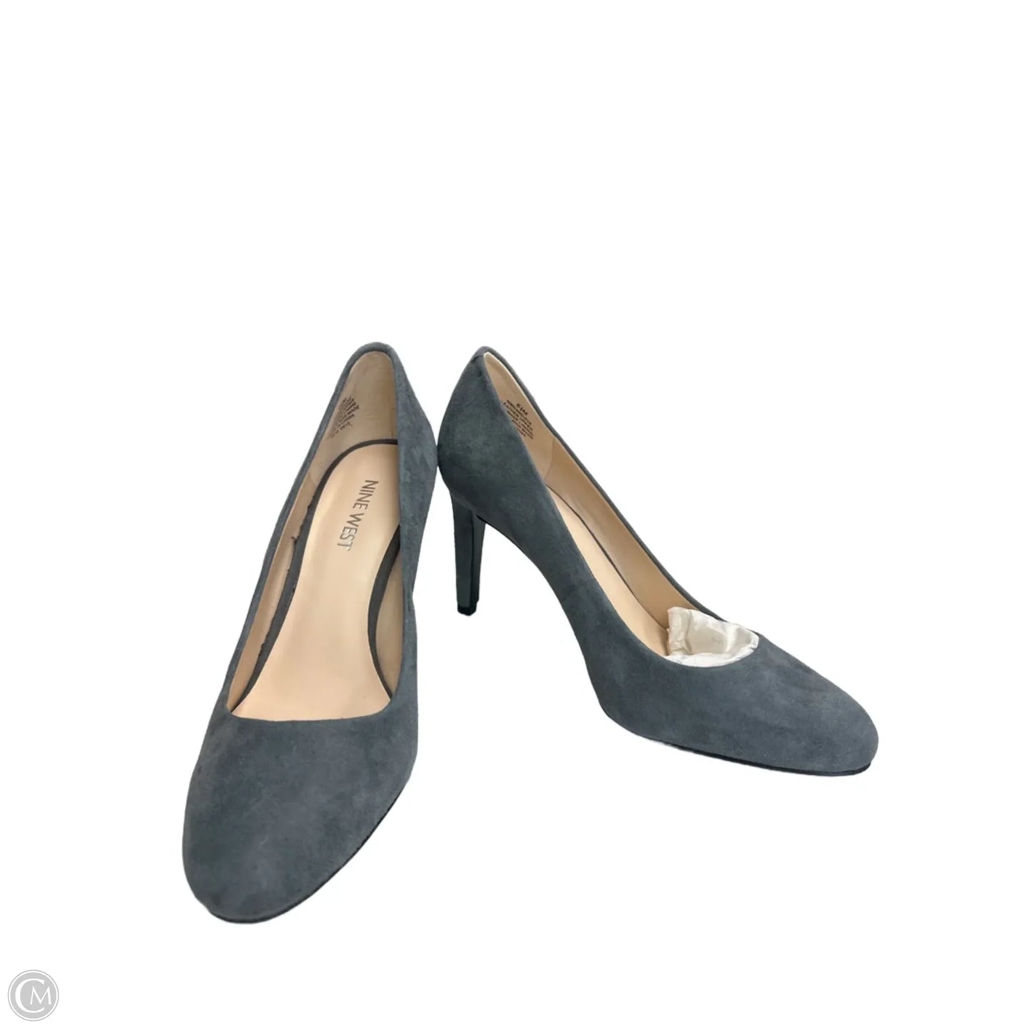 Shoes Heels Stiletto By Nine West In Grey, Size: 6.5