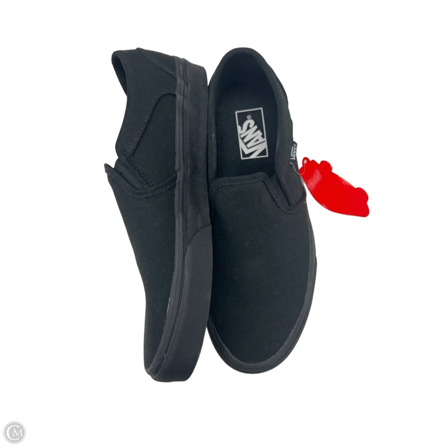 Shoes Flats By Vans In Black, Size: 9.5