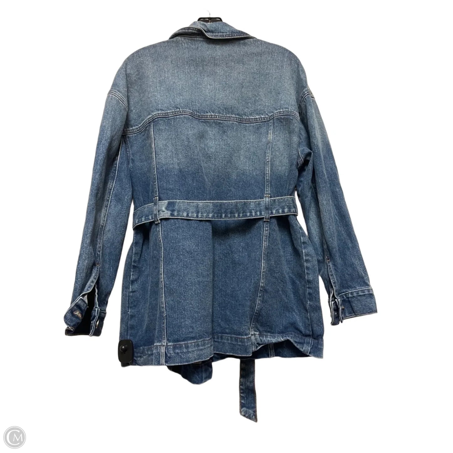 Jacket Denim By Express In Blue Denim, Size: M