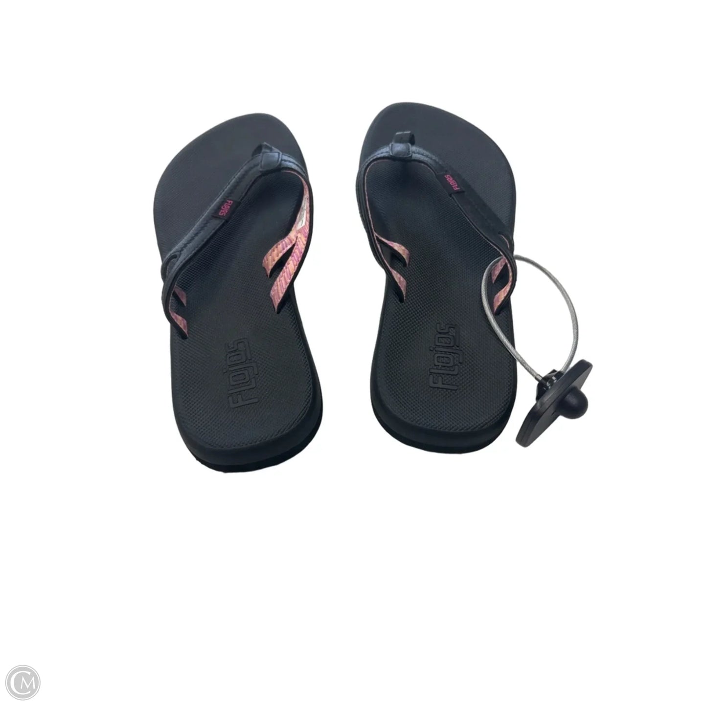 Sandals Flip Flops By Clothes Mentor In Black, Size: 9