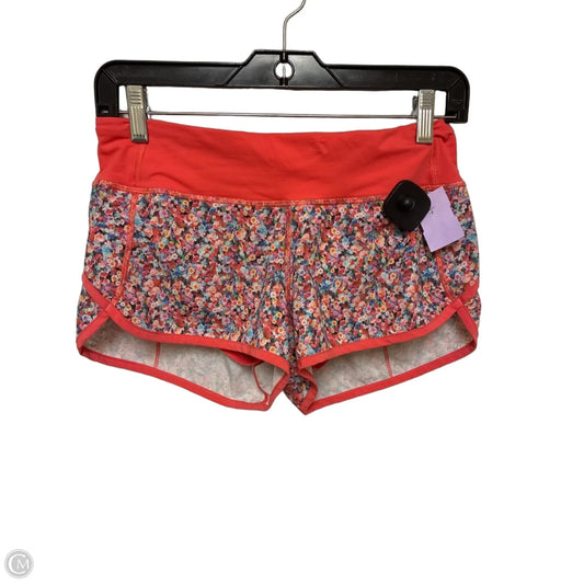 Athletic Shorts By Lululemon In Multi-colored, Size: 4