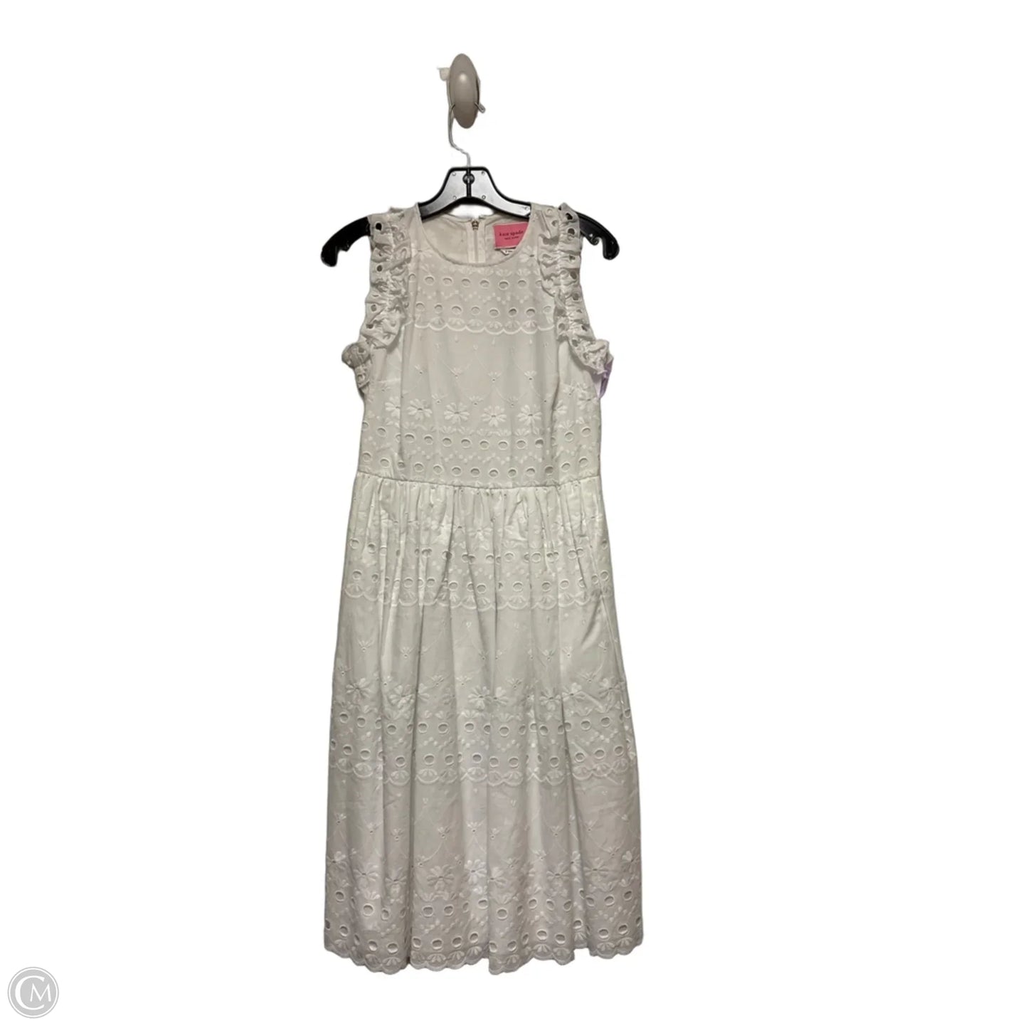 Dress Designer By Kate Spade In White, Size: Xs